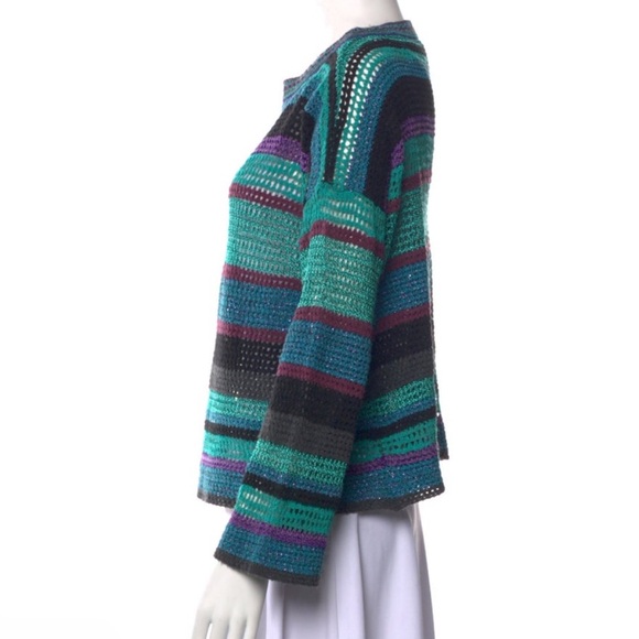 Zadig & Voltaire Striped Flint Ho Crochet Sweater - Picture 4 of 9